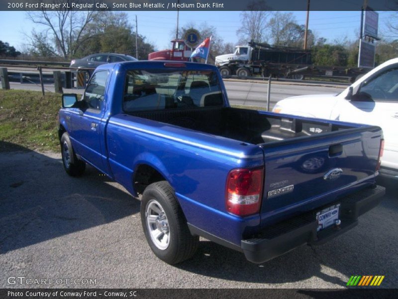 Sonic Blue Metallic / Medium Dark Flint 2006 Ford Ranger XL Regular Cab