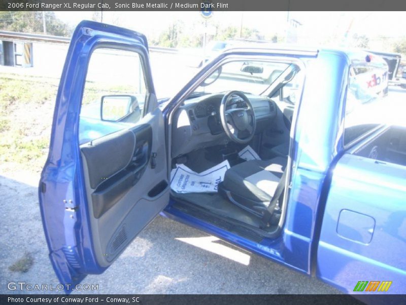 Sonic Blue Metallic / Medium Dark Flint 2006 Ford Ranger XL Regular Cab