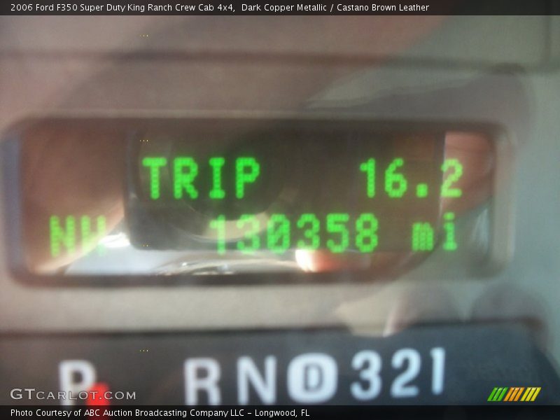 Dark Copper Metallic / Castano Brown Leather 2006 Ford F350 Super Duty King Ranch Crew Cab 4x4