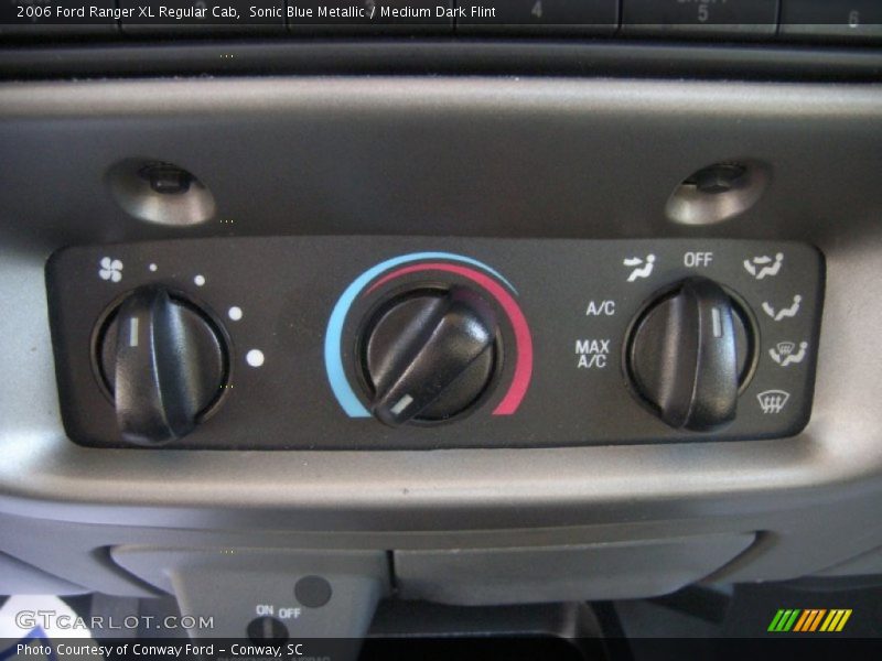 Sonic Blue Metallic / Medium Dark Flint 2006 Ford Ranger XL Regular Cab