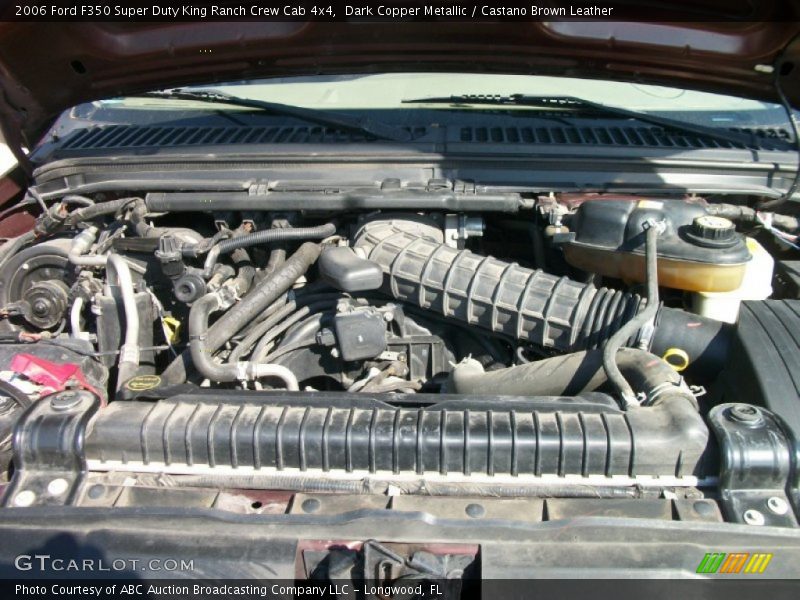 Dark Copper Metallic / Castano Brown Leather 2006 Ford F350 Super Duty King Ranch Crew Cab 4x4