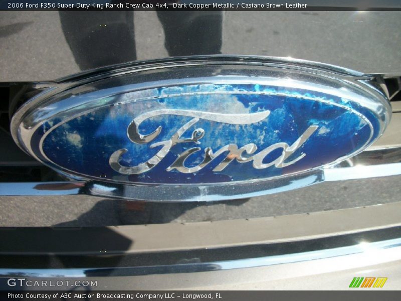 Dark Copper Metallic / Castano Brown Leather 2006 Ford F350 Super Duty King Ranch Crew Cab 4x4