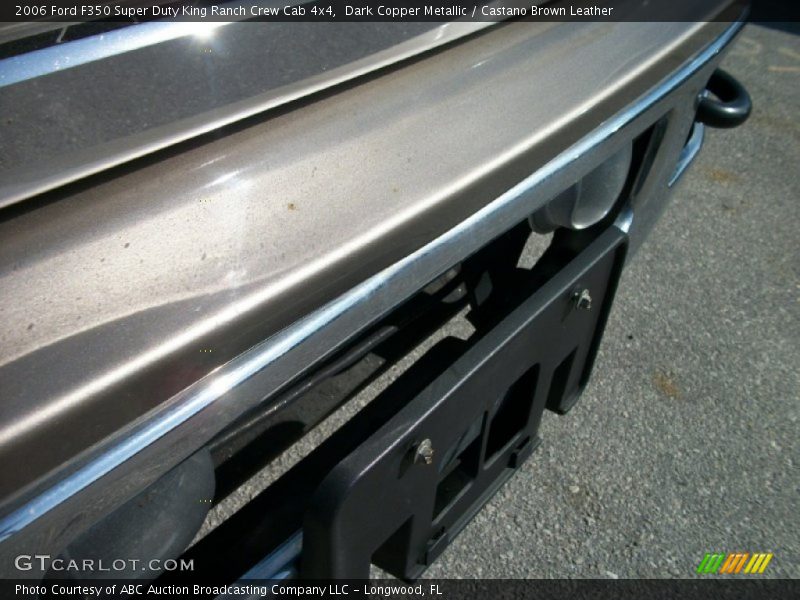 Dark Copper Metallic / Castano Brown Leather 2006 Ford F350 Super Duty King Ranch Crew Cab 4x4