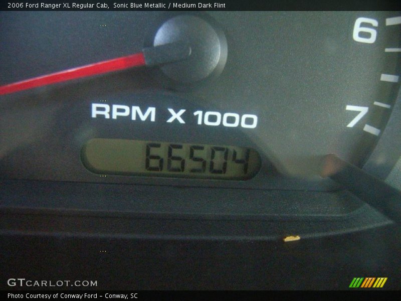 Sonic Blue Metallic / Medium Dark Flint 2006 Ford Ranger XL Regular Cab