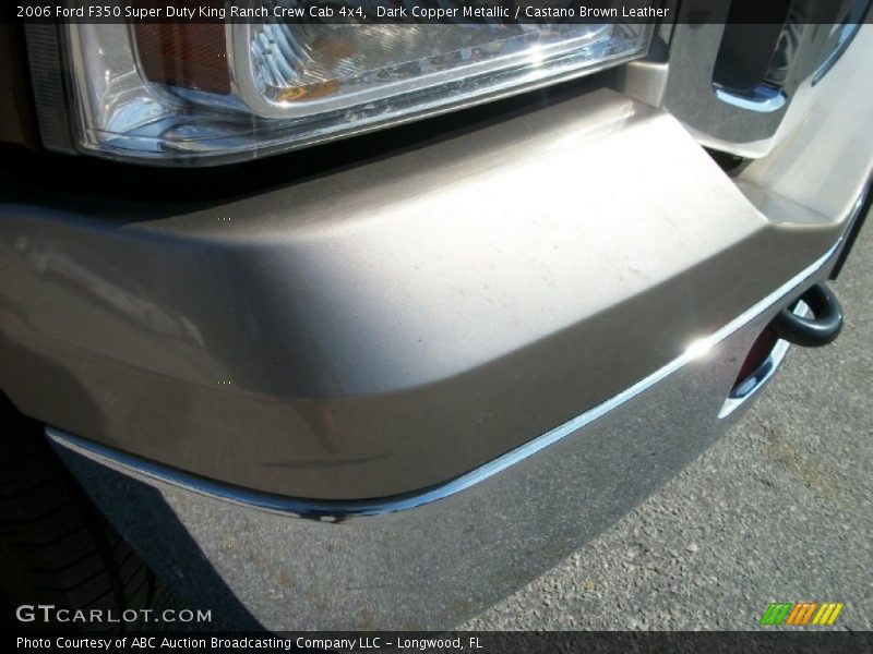 Dark Copper Metallic / Castano Brown Leather 2006 Ford F350 Super Duty King Ranch Crew Cab 4x4