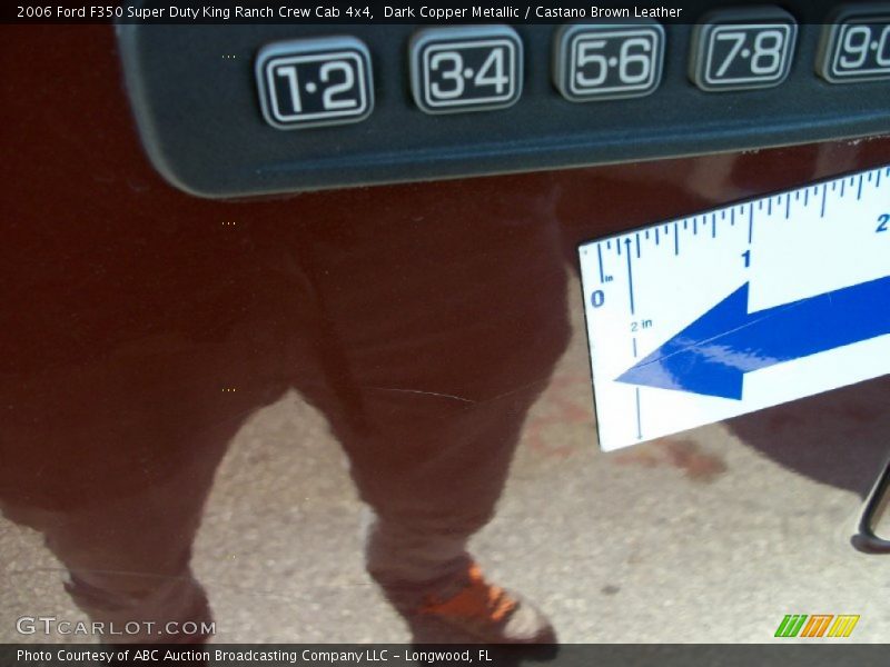 Dark Copper Metallic / Castano Brown Leather 2006 Ford F350 Super Duty King Ranch Crew Cab 4x4