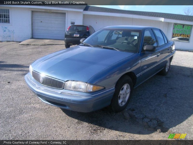 Opal Blue Metallic / Graphite 1998 Buick Skylark Custom
