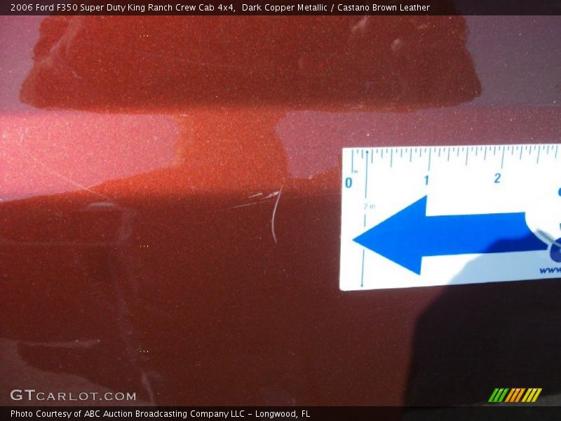 Dark Copper Metallic / Castano Brown Leather 2006 Ford F350 Super Duty King Ranch Crew Cab 4x4
