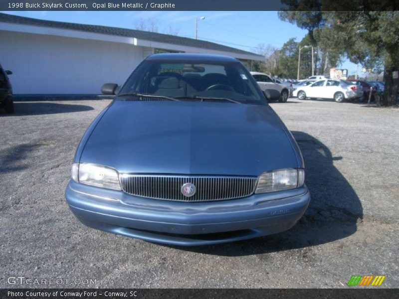 Opal Blue Metallic / Graphite 1998 Buick Skylark Custom