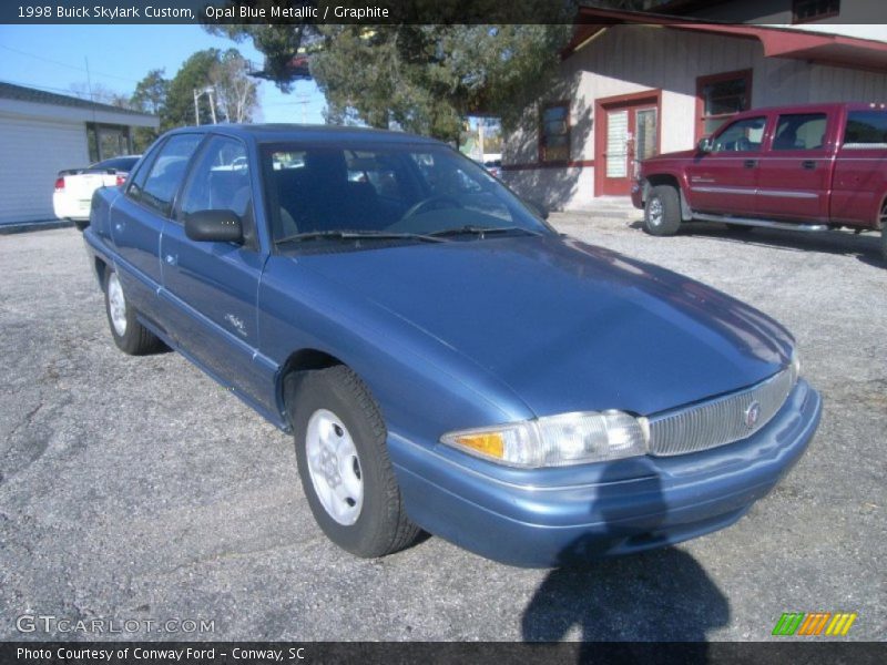 Opal Blue Metallic / Graphite 1998 Buick Skylark Custom