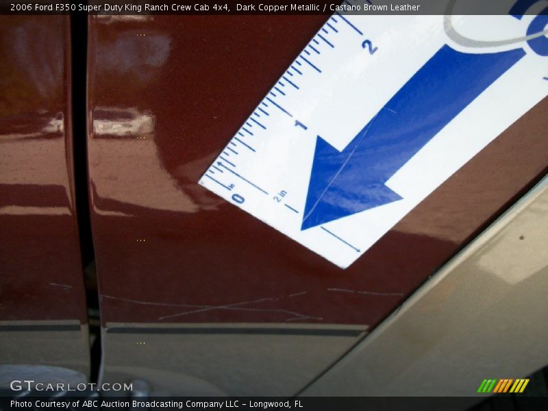 Dark Copper Metallic / Castano Brown Leather 2006 Ford F350 Super Duty King Ranch Crew Cab 4x4