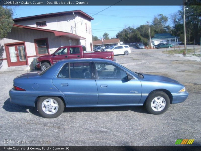 Opal Blue Metallic / Graphite 1998 Buick Skylark Custom