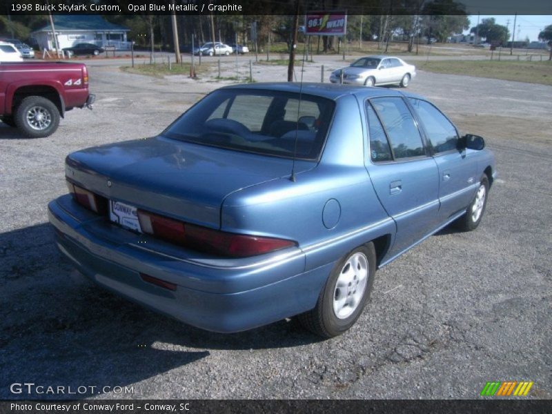 Opal Blue Metallic / Graphite 1998 Buick Skylark Custom