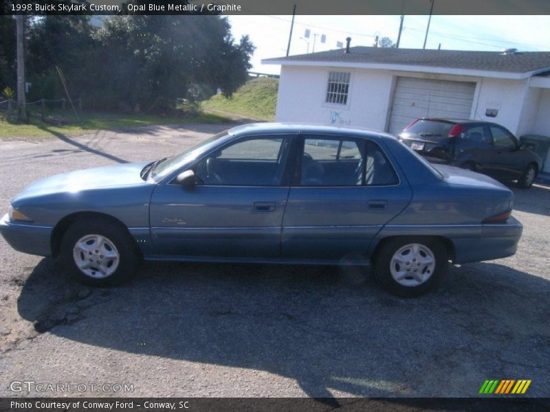 Opal Blue Metallic / Graphite 1998 Buick Skylark Custom