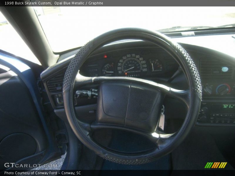 Opal Blue Metallic / Graphite 1998 Buick Skylark Custom