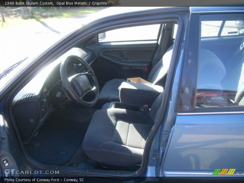 Opal Blue Metallic / Graphite 1998 Buick Skylark Custom