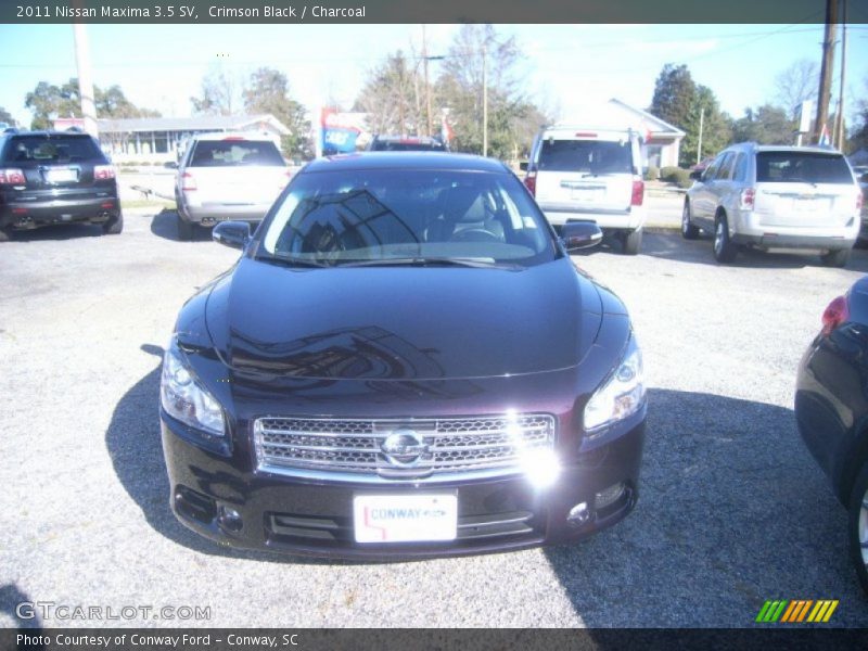 Crimson Black / Charcoal 2011 Nissan Maxima 3.5 SV