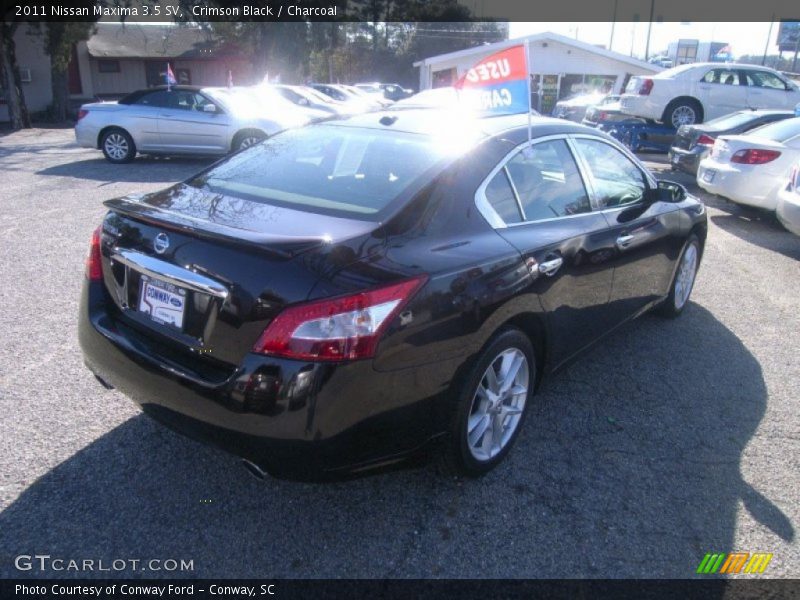 Crimson Black / Charcoal 2011 Nissan Maxima 3.5 SV