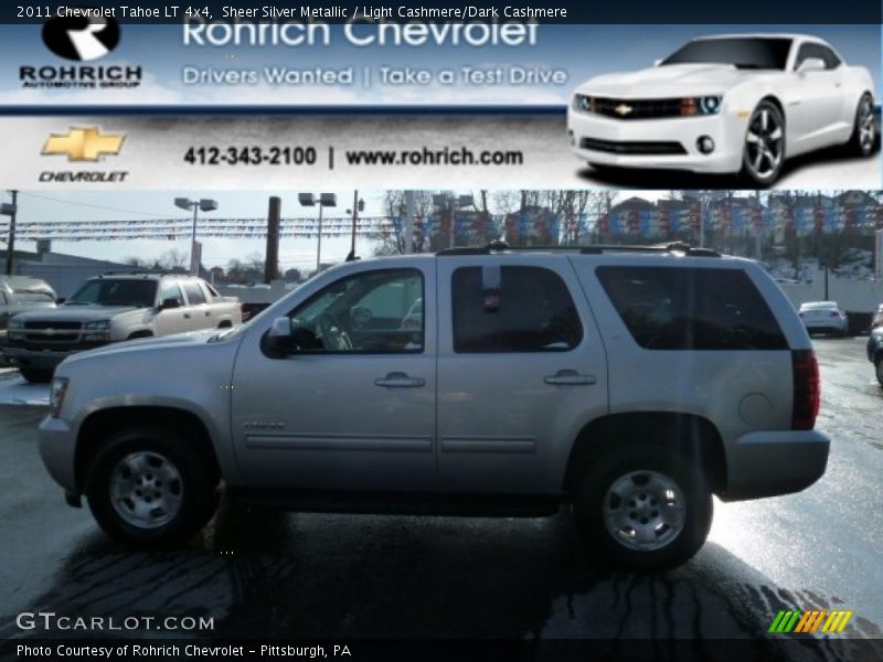 Sheer Silver Metallic / Light Cashmere/Dark Cashmere 2011 Chevrolet Tahoe LT 4x4