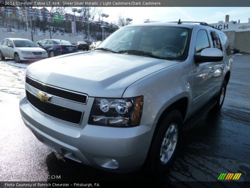 Sheer Silver Metallic / Light Cashmere/Dark Cashmere 2011 Chevrolet Tahoe LT 4x4