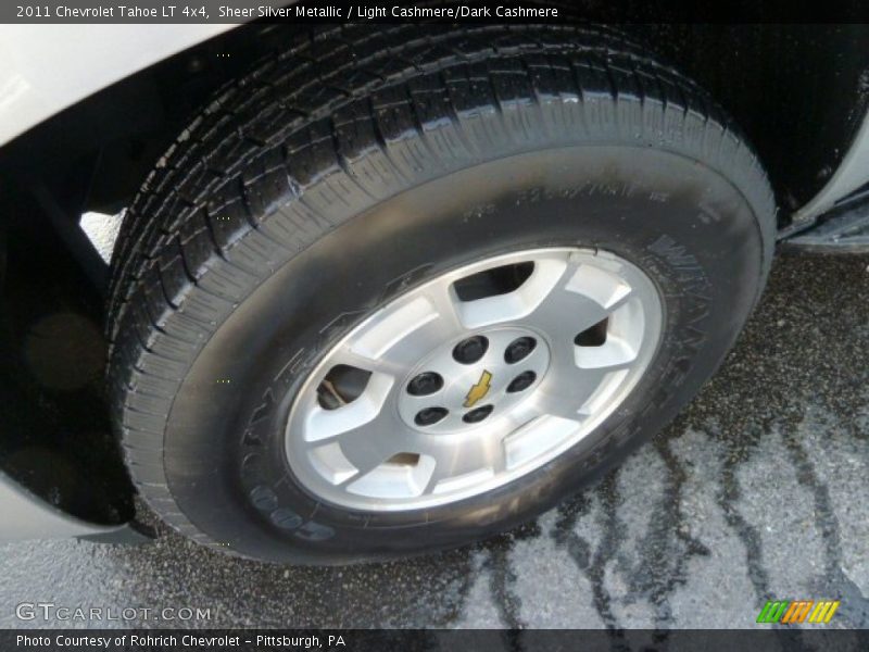 Sheer Silver Metallic / Light Cashmere/Dark Cashmere 2011 Chevrolet Tahoe LT 4x4