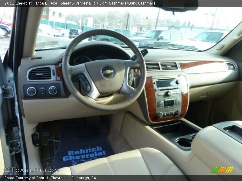 Sheer Silver Metallic / Light Cashmere/Dark Cashmere 2011 Chevrolet Tahoe LT 4x4
