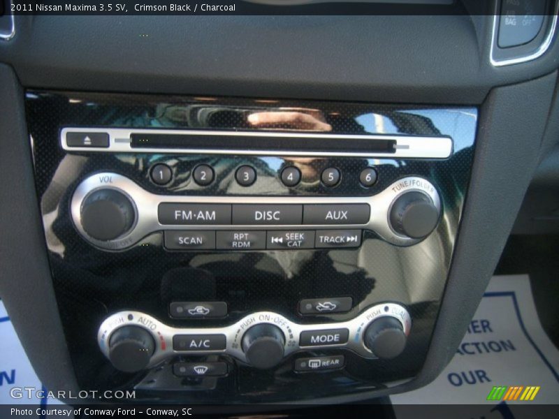Crimson Black / Charcoal 2011 Nissan Maxima 3.5 SV
