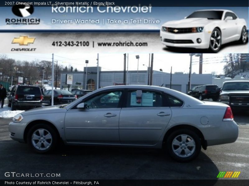Silverstone Metallic / Ebony Black 2007 Chevrolet Impala LT