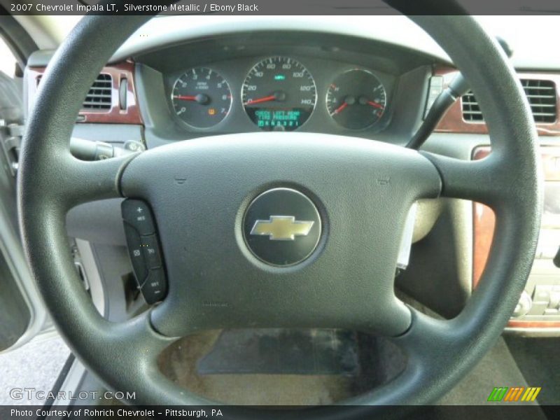 Silverstone Metallic / Ebony Black 2007 Chevrolet Impala LT