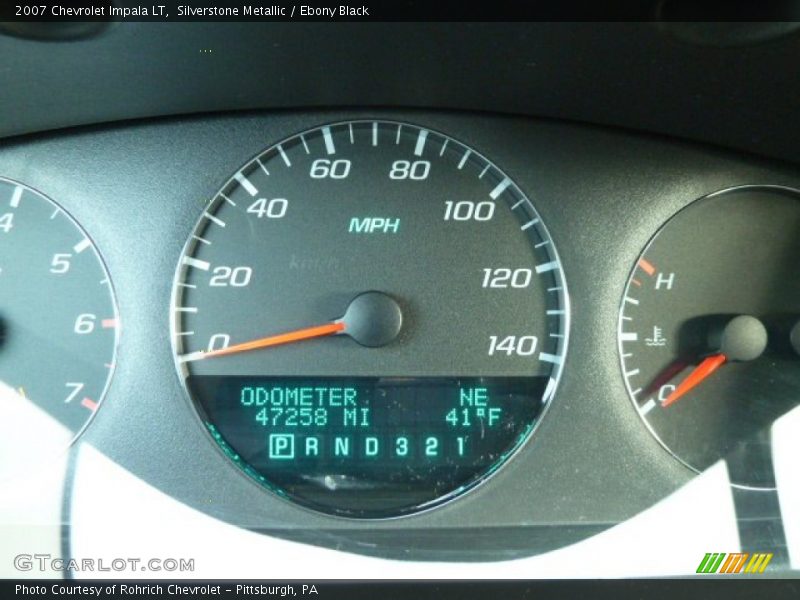 Silverstone Metallic / Ebony Black 2007 Chevrolet Impala LT