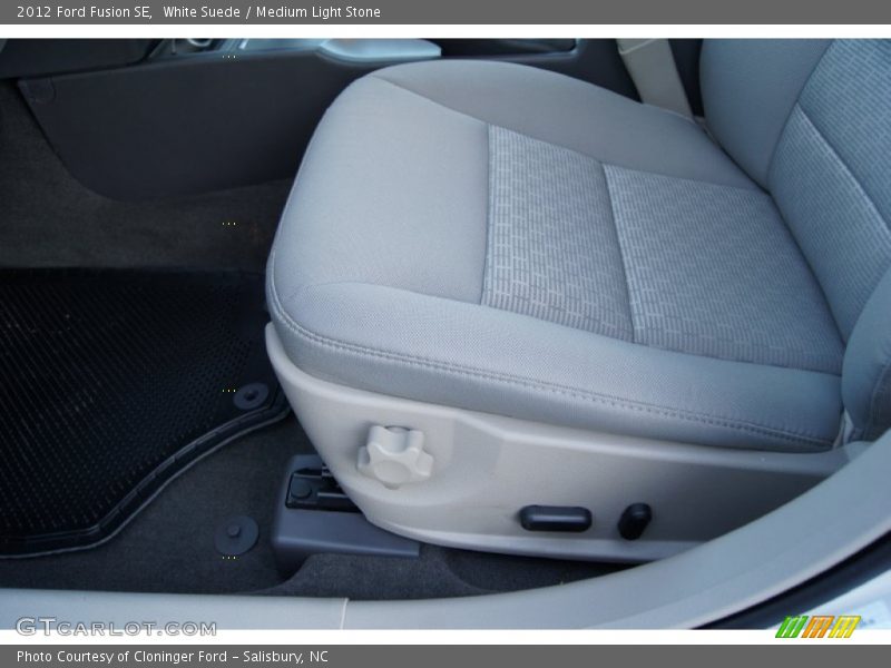 White Suede / Medium Light Stone 2012 Ford Fusion SE
