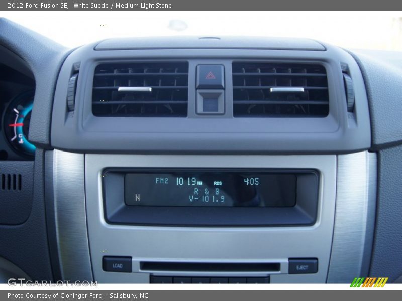 White Suede / Medium Light Stone 2012 Ford Fusion SE