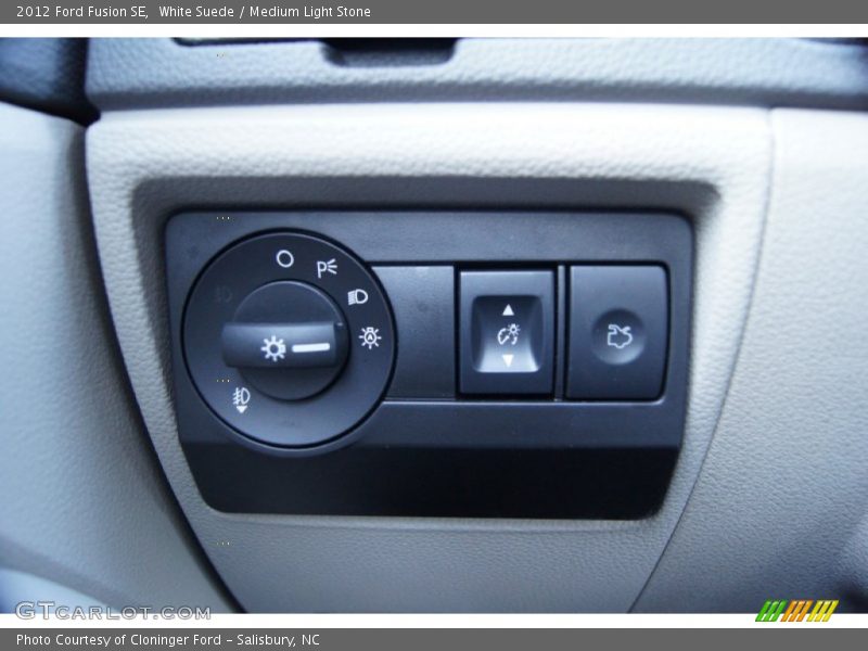 White Suede / Medium Light Stone 2012 Ford Fusion SE