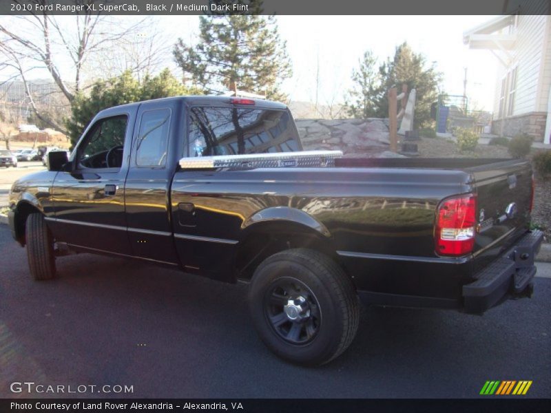 Black / Medium Dark Flint 2010 Ford Ranger XL SuperCab
