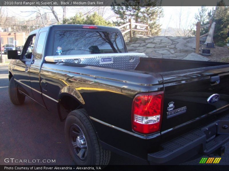 Black / Medium Dark Flint 2010 Ford Ranger XL SuperCab