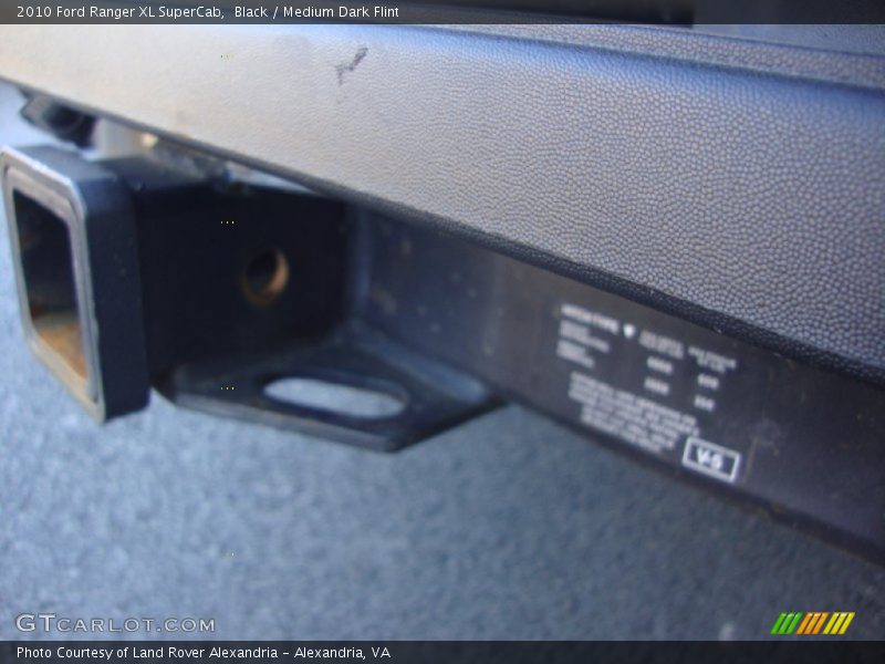 Black / Medium Dark Flint 2010 Ford Ranger XL SuperCab