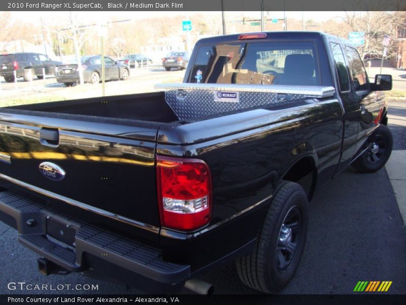 Black / Medium Dark Flint 2010 Ford Ranger XL SuperCab
