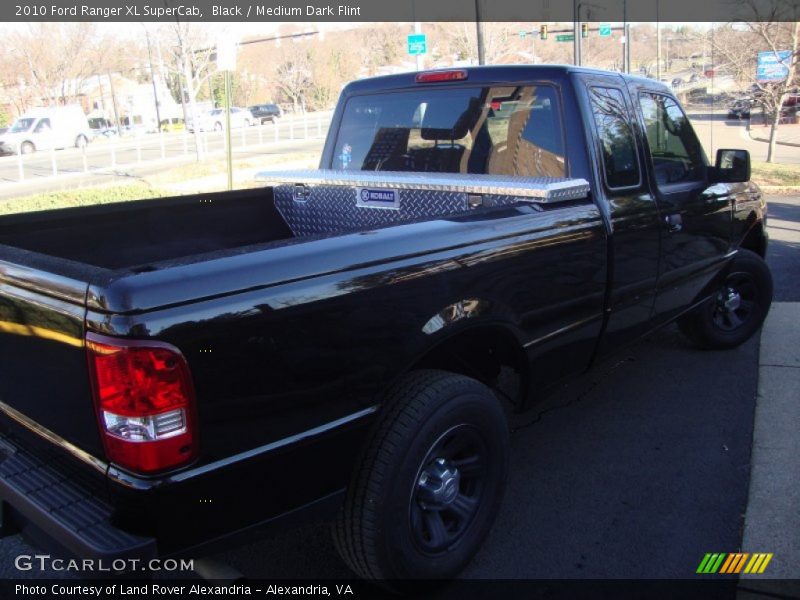 Black / Medium Dark Flint 2010 Ford Ranger XL SuperCab