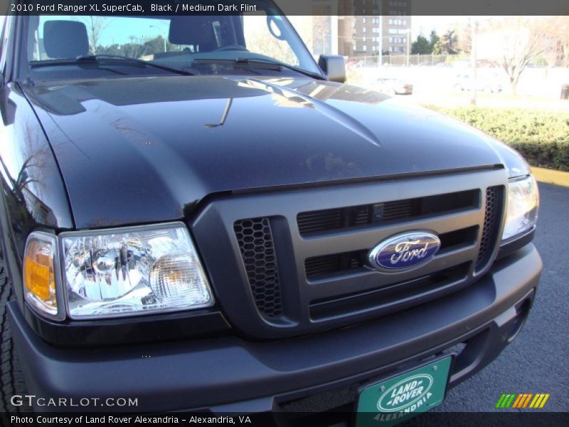 Black / Medium Dark Flint 2010 Ford Ranger XL SuperCab