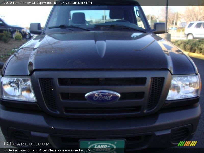 Black / Medium Dark Flint 2010 Ford Ranger XL SuperCab