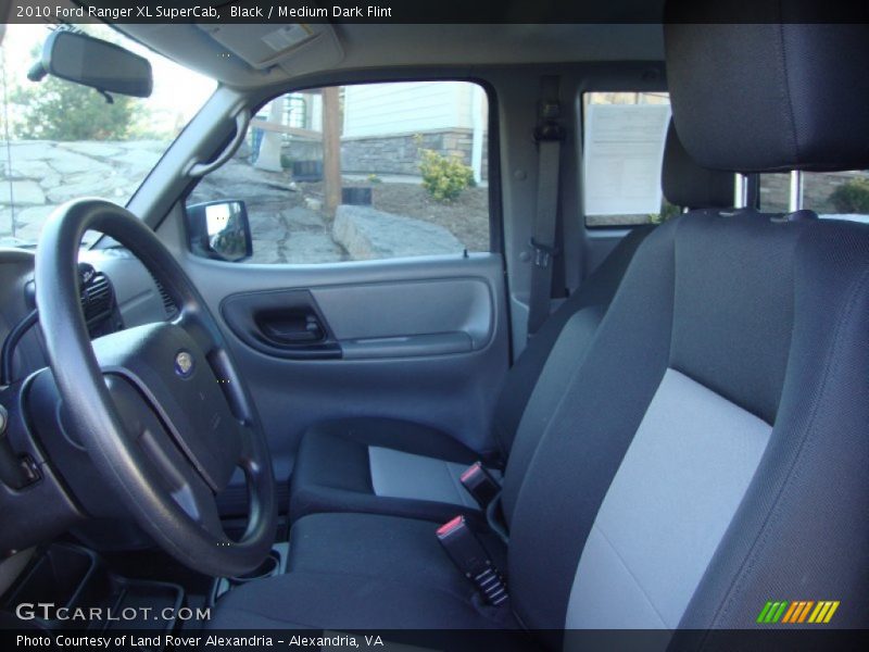 Black / Medium Dark Flint 2010 Ford Ranger XL SuperCab
