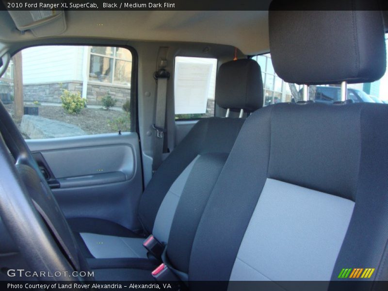 Black / Medium Dark Flint 2010 Ford Ranger XL SuperCab