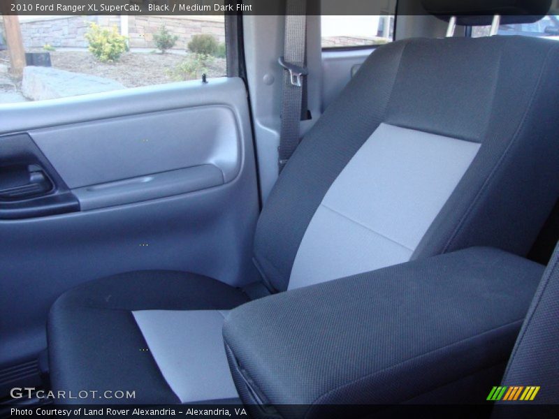 Black / Medium Dark Flint 2010 Ford Ranger XL SuperCab