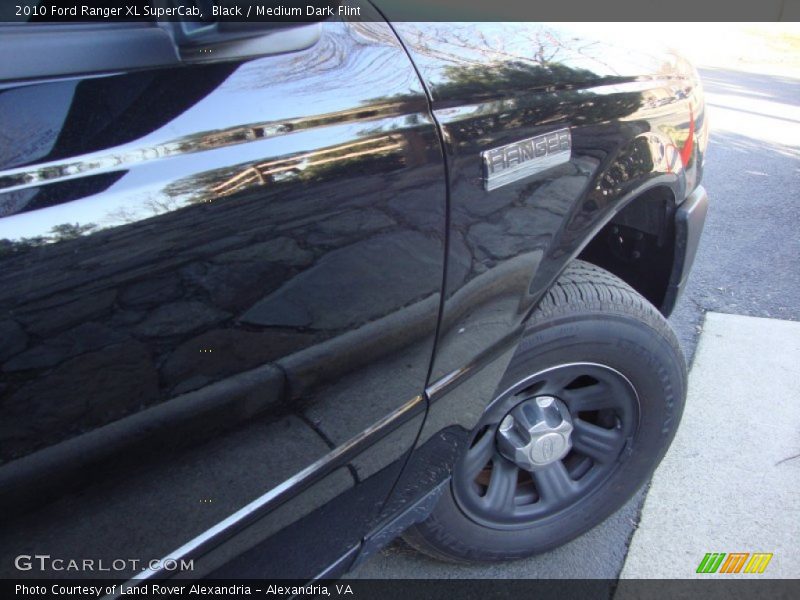 Black / Medium Dark Flint 2010 Ford Ranger XL SuperCab