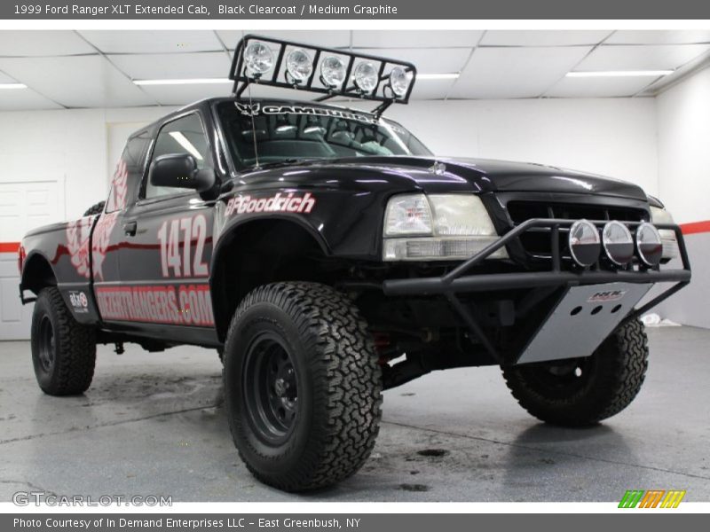 Black Clearcoat / Medium Graphite 1999 Ford Ranger XLT Extended Cab