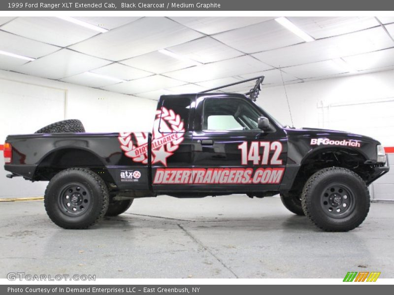 Black Clearcoat / Medium Graphite 1999 Ford Ranger XLT Extended Cab