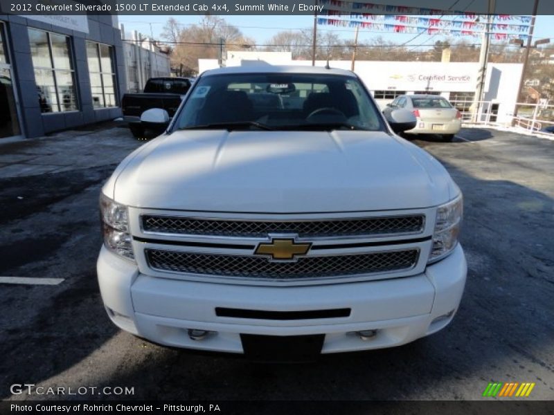 Summit White / Ebony 2012 Chevrolet Silverado 1500 LT Extended Cab 4x4