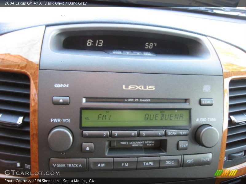 Black Onyx / Dark Gray 2004 Lexus GX 470