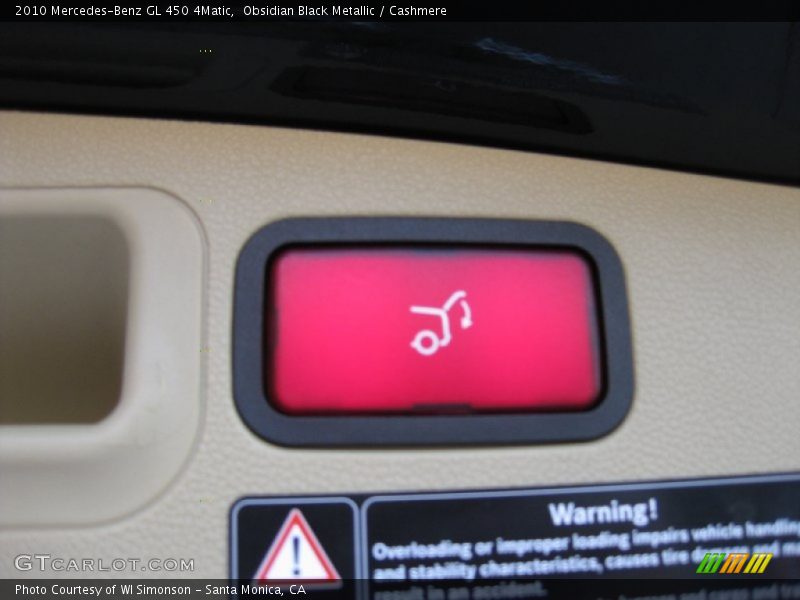 Obsidian Black Metallic / Cashmere 2010 Mercedes-Benz GL 450 4Matic