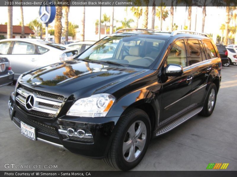 Obsidian Black Metallic / Cashmere 2010 Mercedes-Benz GL 450 4Matic